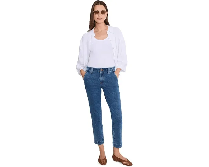 Узкие прямые джинсы NYDJ Sheri Slim Straight Ankle Salton