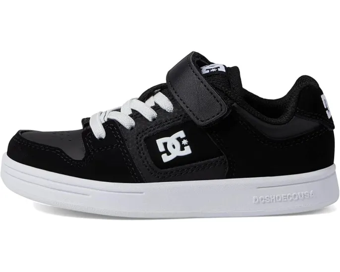 DC Manteca 4 V детские кроссовки на липучке из кожи и синтетики
