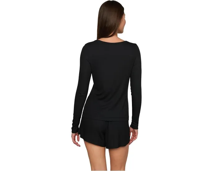 Шорты Eberjey Dream Rib Relaxed из модала с завязками на поясе