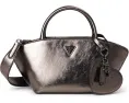 Мини-сумка GUESS Bolena с металлическим блеском и съемным ремнем