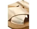 Сандалии Lulu Lux Cross Slides с переплетением из кожи и платформой от FitFlop