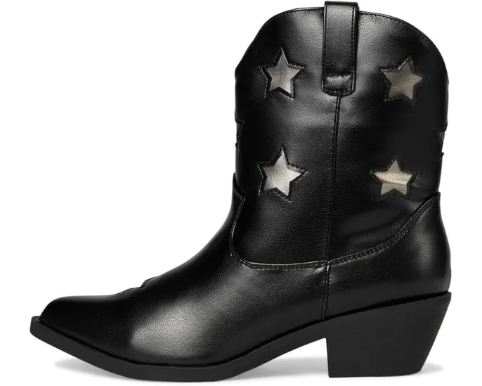 Ботильоны Underwood с острым носом и звездами на каблуке кубин