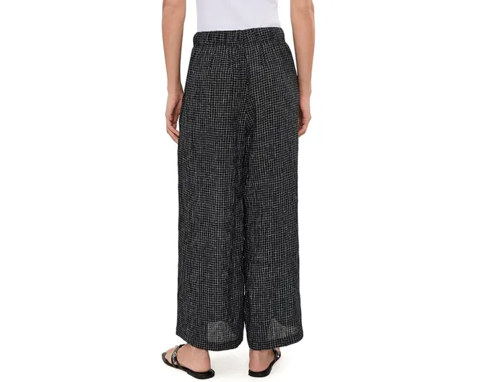 Укороченные широкие брюки Eileen Fisher Petite из органического льна