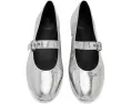FitFlop Delicato Metallic Mary Janes на плоском ходу