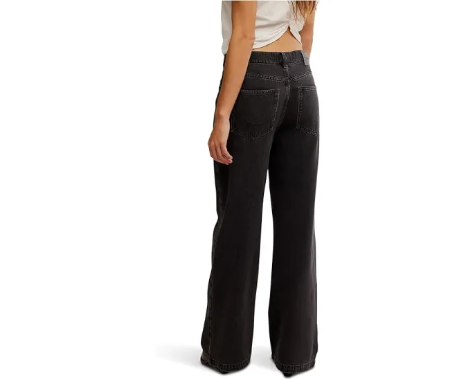 Джинсы Free People We The Free Stride Straight 'n Wide с прямым и широким кроем