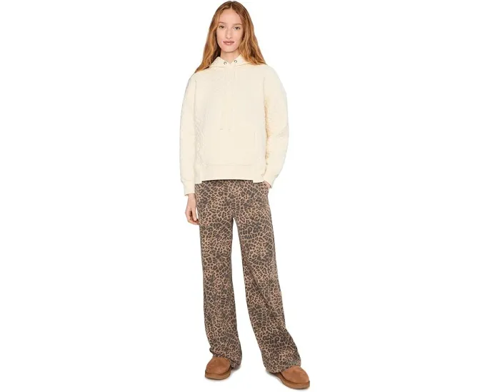 Стеганое худи оверсайз с длинным рукавом и ступенчатым подолом Mod-o-doc