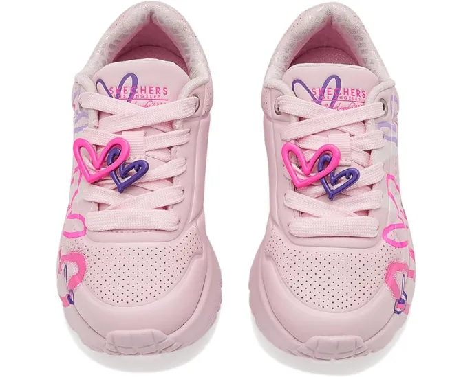 Кроссовки SKECHERS KIDS Street x James Goldcrown-Uno Lite с дизайном сердца