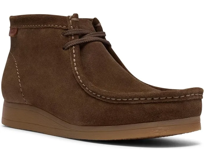 Ботинки Clarks Wallaston из замши с комфортной стелькой и подошвой крепового эффекта