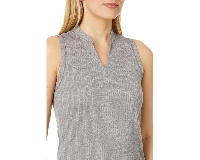 Adidas Ultimate365 поло без рукавов с текстурированной тканью