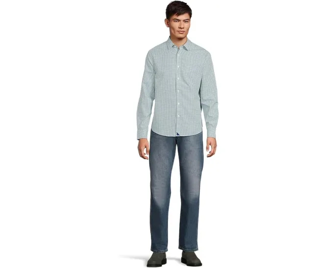 Рубашка UNTUCKit с длинными рукавами Wrinkle-free Lawrence в клетку