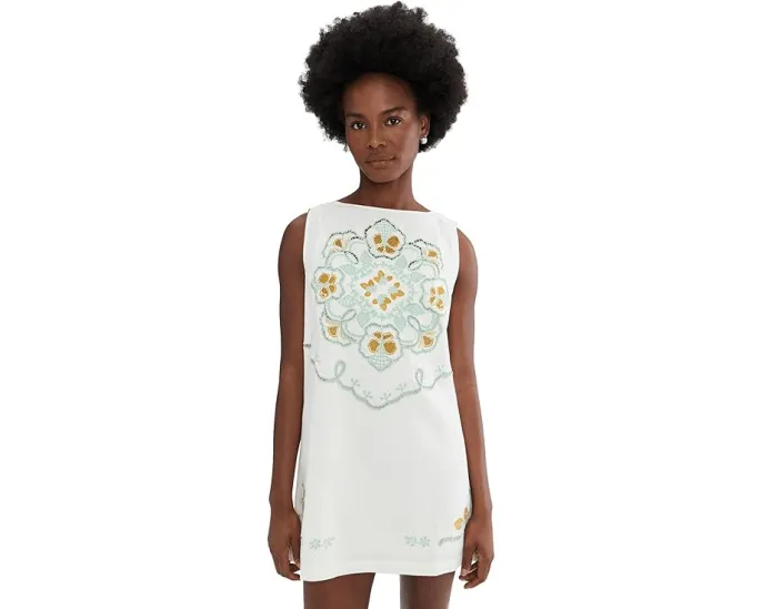 Платье мини Electric Garden с вышивкой от Free People