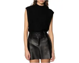 Свитер Sanctuary City Sweater Shell без рукавов с высоким воротником и разрезами по бокам