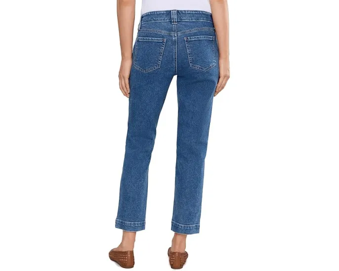 Узкие прямые джинсы NYDJ Sheri Slim Straight Ankle Salton