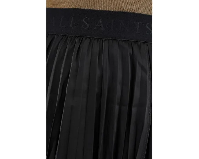 Юбка AllSaints Micaela с плиссировкой и высокой талией