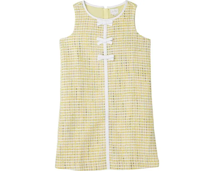 Lilly Pulitzer Kids платье-сарафан Mini Aria Shift с бантами и длиной выше колена