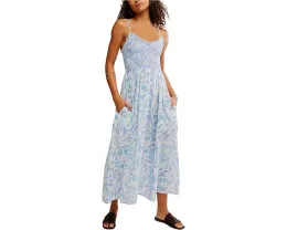 Платье миди Free People Sweet Nothings с цветочным принтом и оборками