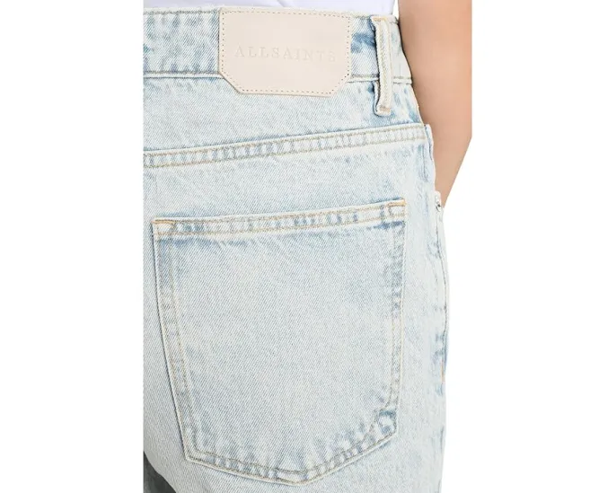 AllSaints Джинсы Brooklyn прямые из светлого денима