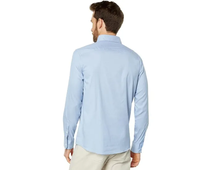 Рубашка Faherty The Movement Shirt в клетку с расслабленным кроем
