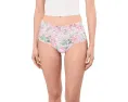 Printed Signature Lace Retro Thong