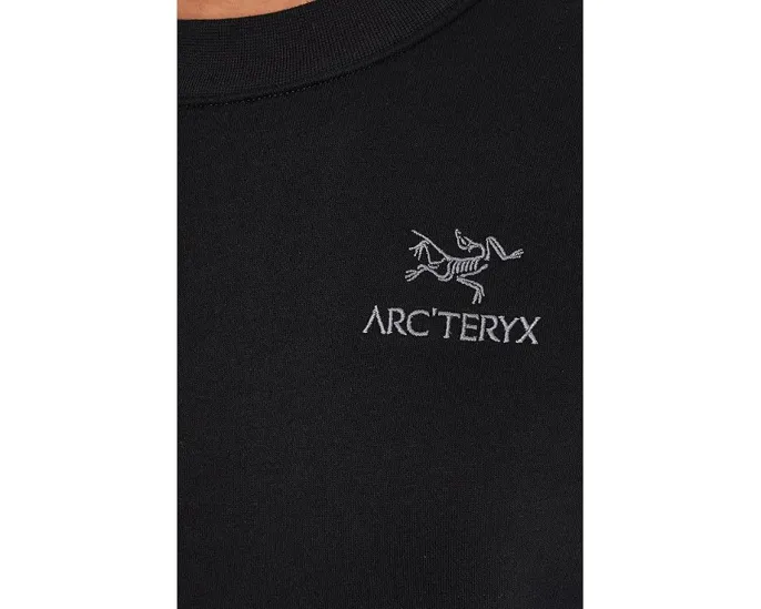 Толстовка Arc'teryx Emblem Fleece Crew из органического хлопка с расслабленным кроем