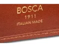 Маленький кожаный кошелек Bosca Hard Smoked с эффектом обжига и шестью отделениями