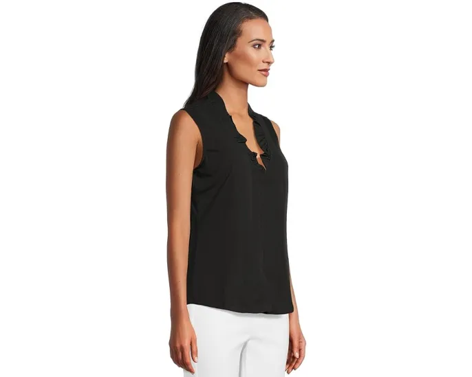 Топ NIC+ZOE Ruffled Around с V-образным вырезом и рюшами