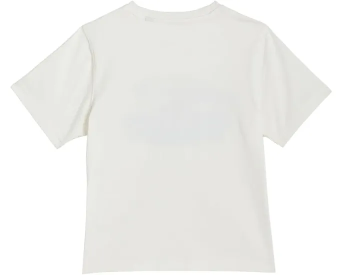 Burberry Kids футболка Cedar Wave с волнообразным дизайном и ребристым воротником
