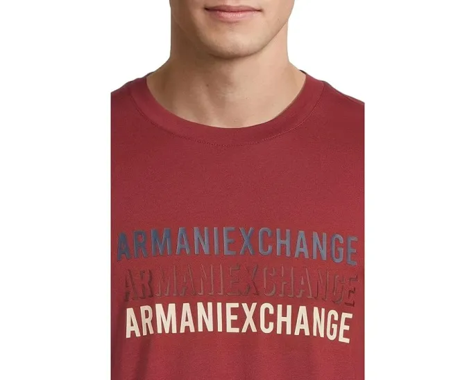 Футболка Armani Exchange с мульти-логотипом