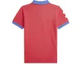 Поло Polo Ralph Lauren Kids из хлопковой сетки Big Pony с цветными блоками