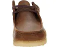 Мокасины Clarks Wallabee с кремовой подошвой для максимального комфорта