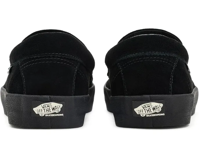 Vans Skate Loafers черные лоферы из замши