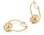 Серьги Heritage Bloom Hoops с цветочным мотивом и цирконием