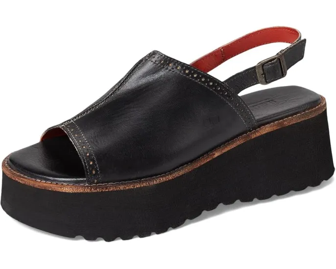 Сандалии Library от Bed Stu на платформе с ретро дизайном и регулируемым ремешком