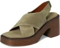 Сабо Cora Platform на платформе с ремешками из замши от Free People