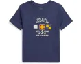 Графическая футболка из хлопкового джерси для малышей и детей Polo Ralph Lauren Kids