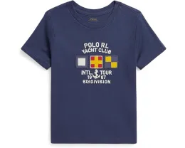 Графическая футболка из хлопкового джерси для малышей и детей Polo Ralph Lauren Kids