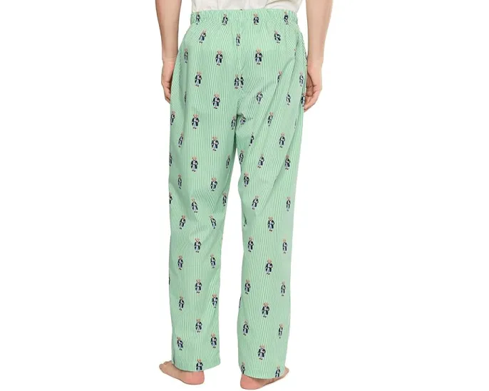 Пижамные брюки Polo Ralph Lauren с принтом в виде медведя и свободным кроем