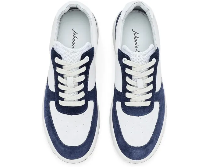 Кожаные туфли johnnie-O Larosa Oxford в цвете Navy White