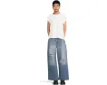 AllSaints Aki Crossover Jean джинсы с завышенной талией и широкими штанинами