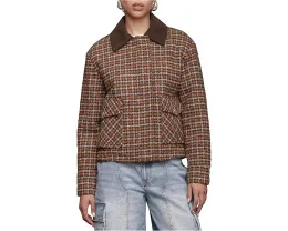 Оверсайз бомбер из твида Oversized Tweed Bomber Jacket от Avec Les Filles