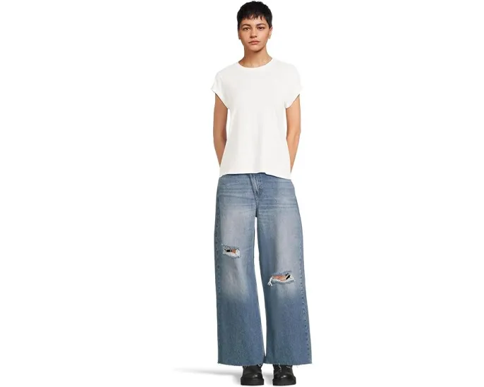 AllSaints Aki Crossover Jean джинсы с завышенной талией и широкими штанинами