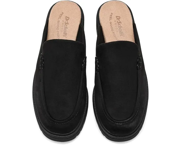 Dr. Scholl's мюли Bring It Clog на платформе черные