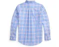 Клетчатая оксфордская рубашка с функциональными свойствами Polo Ralph Lauren Kids для малышей и детей