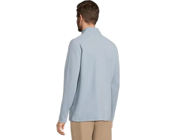 Толстовка TravisMathew Performance Waffle с полузастежкой и карманом кенгуру