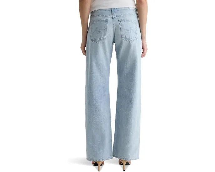 Джинсы Adria Low Rise Baggy Wide Leg от AG Jeans в расслабленном крое