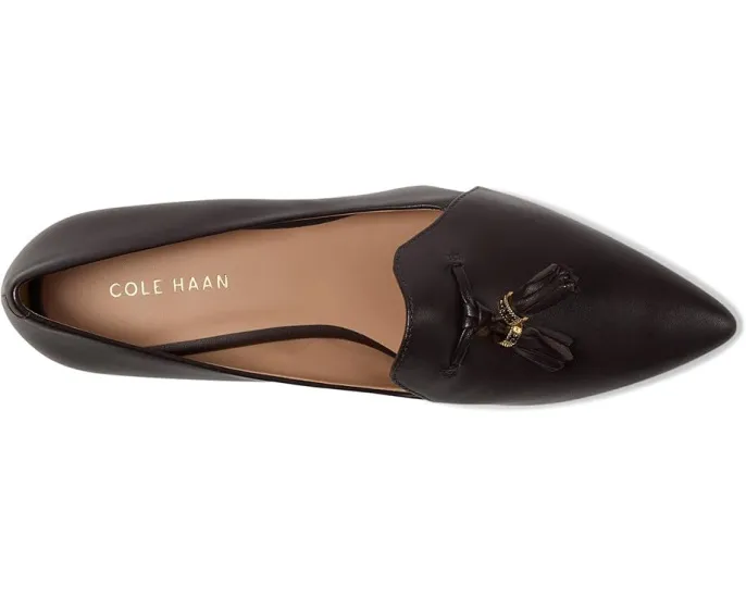 Лоферы Cole Haan Vanya с кисточкой и перфорацией на мыске