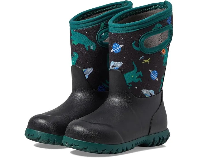 Детские сапоги Bogs York Jurassic Dino с утеплением Neo-Tech и технологией Max-Wick