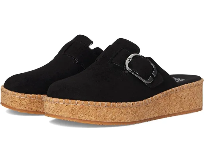 Клоги BOBS from SKECHERS Rosey Rise On Parade с искусственной замшей и пробковой платформой