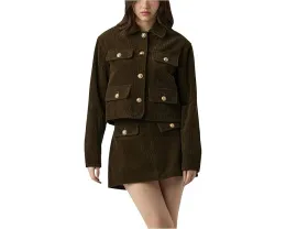 Жакет-рубашка Blank NYC из вельвета с накладными карманами