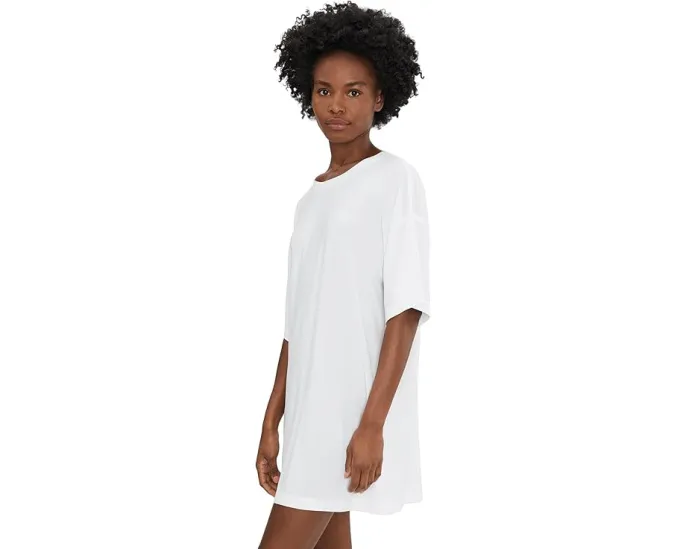 Платье-квадрат Norma Kamali Short Sleeve Boxy Mini Dress с коротким рукавом